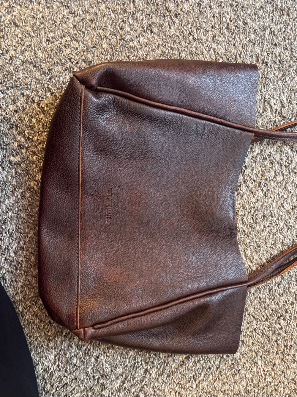 Portland leather  Brown Shoulder Tote - Picture 2 of 6